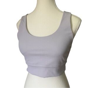 WILO Ribbed Sports Bra in Lilac
